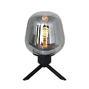 Steinhauer table lamp REFLEXION - Ø 14CM 1 flame, with switch, with plug E27 IP20, black matt 