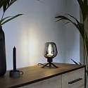 Steinhauer table lamp REFLEXION - Ø 14CM 1 flame, with switch, with plug E27 IP20, black matt 