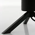 Steinhauer table lamp REFLEXION - Ø 14CM 1 flame, with switch, with plug E27 IP20, black matt 