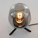 Steinhauer table lamp REFLEXION - Ø 14CM 1 flame, with switch, with plug E27 IP20, black matt 