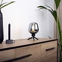 Steinhauer table lamp REFLEXION - Ø 14CM 1 flame, with switch, with plug E27 IP20, black matt 