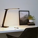 Steinhauer Luminaria de mesa SERENADE giratorio, CCT Switch, inclinable, con regulador táctil IP20, negro mate regulable