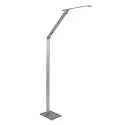 Luminaria de pedestal SERENADE CCT Switch, ajustable, con regulador táctil IP20, aluminio cepillado regulable