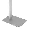 Steinhauer Luminaria de pedestal SERENADE CCT Switch, ajustable, con regulador táctil IP20, aluminio cepillado regulable