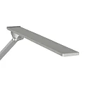 Steinhauer Luminaria de pedestal SERENADE CCT Switch, ajustable, con regulador táctil IP20, aluminio cepillado regulable