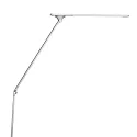Steinhauer Luminaria de pedestal SERENADE CCT Switch, ajustable, con regulador táctil IP20, aluminio cepillado regulable