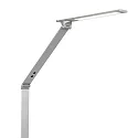 Steinhauer Luminaria de pedestal SERENADE CCT Switch, ajustable, con regulador táctil IP20, aluminio cepillado regulable