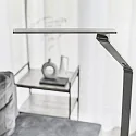 Steinhauer Luminaria de pedestal SERENADE CCT Switch, ajustable, con regulador táctil IP20, aluminio cepillado regulable