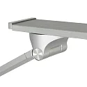 Steinhauer Luminaria de pedestal SERENADE CCT Switch, ajustable, con regulador táctil IP20, aluminio cepillado regulable