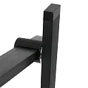 Mexlite Luminaria de escritorio STEKK inclinable, con regulador táctil IP20, negro mate regulable