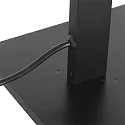 Mexlite Luminaria de escritorio STEKK inclinable, con regulador táctil IP20, negro mate regulable