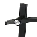 Mexlite Luminaria de escritorio STEKK inclinable, con regulador táctil IP20, negro mate regulable
