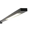 Mexlite Luminaria de escritorio STEKK inclinable, con regulador táctil IP20, negro mate regulable