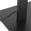 Mexlite Luminaria de escritorio STEKK inclinable, con regulador táctil IP20, negro mate regulable