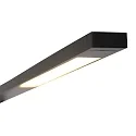 Mexlite Luminaria de pedestal STEKK inclinable, con regulador táctil IP20, negro mate regulable