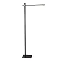 Mexlite Luminaria de pedestal STEKK inclinable, con regulador táctil IP20, negro mate regulable
