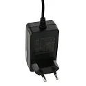 Mexlite Luminaria de pedestal STEKK inclinable, con regulador táctil IP20, negro mate regulable