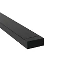 Mexlite Luminaria de pedestal STEKK inclinable, con regulador táctil IP20, negro mate regulable