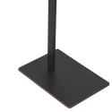 Mexlite Luminaria de pedestal STEKK inclinable, con regulador táctil IP20, negro mate regulable
