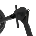 anne light & home Luminaria de pared KASKET con interruptor, con brazo articulado, con enchufe E27 IP20, negro mate 