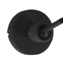 anne light & home Luminaria de pared KASKET con interruptor, con brazo articulado, con enchufe E27 IP20, negro mate 