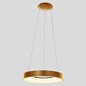 Luminaria colgante RINGLEDE - Ø 48CM grande, redondo, directo / indirecto IP20, dorado regulable