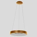 Luminaria colgante RINGLEDE - Ø 48CM grande, redondo, directo / indirecto IP20, dorado regulable