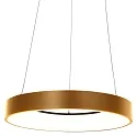 Luminaria colgante RINGLEDE - Ø 48CM grande, redondo, directo / indirecto IP20, dorado regulable