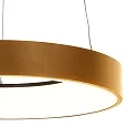 Luminaria colgante RINGLEDE - Ø 48CM grande, redondo, directo / indirecto IP20, dorado regulable
