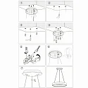 Luminaria colgante RINGLEDE - Ø 48CM grande, redondo, directo / indirecto IP20, dorado regulable