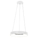Luminaria colgante RINGLEDE - Ø 48CM grande, redondo, directo / indirecto IP20, blanco mate regulable