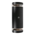 Steinhauer Luminaria de pared para exteriores PANAY Arriba-Abajo, cilíndrico, ajustable, con sensor de luminosidad GU10 IP44