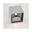 Steinhauer Outdoor wall luminaire, LED, 2 flames, with sensor, 2x3W, 2700K, IP54, black