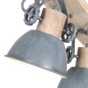 Luminaria de techo GEARWOOD de 4 llamas, ajustable E27 IP20