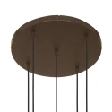 Steinhauer pendant luminaire BOLLIQUE 5 flames E27 IP20, cocoa dimmable