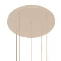 Steinhauer pendant luminaire BOLLIQUE 5 flames E27 IP20, creme dimmable