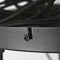 Steinhauer Luminaria colgante BOLLIQUE de 5 llamas E27 IP20, ámbar, latón, negro regulable