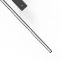 Mexlite Luminaria colgante DANSKE abajo, con regulador táctil IP20, negro mate regulable