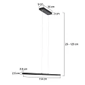 Mexlite Mexlite Pendant luminaire LIGHT STRIPE, 1 flame, 2700K, white