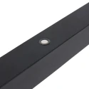 Mexlite Luminaria colgante DANSKE abajo, con regulador táctil IP20, negro mate regulable