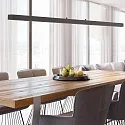 Mexlite Mexlite Pendant luminaire LIGHT STRIPE, 1 flame, 2700K, white
