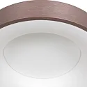 Luminaria de techo RINGLEDE - Ø 30CM pequeño, redondo, directo / indirecto IP20, negro mate regulable