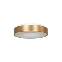 Steinhauer Luminaria de techo RINGLEDE - Ø 30CM pequeño, redondo, directo / indirecto IP20, dorado mate regulable