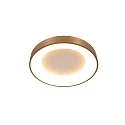 Steinhauer Luminaria de techo RINGLEDE - Ø 30CM pequeño, redondo, directo / indirecto IP20, dorado mate regulable