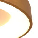 Steinhauer Luminaria de techo RINGLEDE - Ø 30CM pequeño, redondo, directo / indirecto IP20, dorado mate regulable