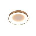 Steinhauer Luminaria de techo RINGLEDE - Ø 30CM pequeño, redondo, directo / indirecto IP20, dorado mate regulable