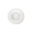 Steinhauer Luminaria de techo RINGLEDE - Ø 30CM pequeño, redondo, directo / indirecto IP20, blanco mate regulable