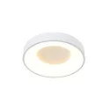 Steinhauer Luminaria de techo RINGLEDE - Ø 30CM pequeño, redondo, directo / indirecto IP20, blanco mate regulable