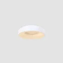 Steinhauer Luminaria de techo RINGLEDE - Ø 30CM pequeño, redondo, directo / indirecto IP20, blanco mate regulable