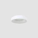 Steinhauer Luminaria de techo RINGLEDE - Ø 30CM pequeño, redondo, directo / indirecto IP20, blanco mate regulable